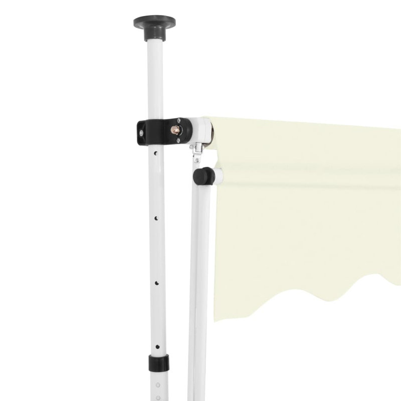 Rollox Retractable Patio Awning, Cream, 300cm W x 100cm D