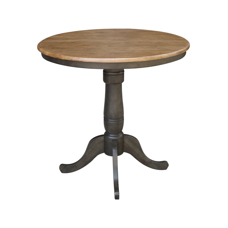 Table de salle à manger Fabian, Hickory / charbon délavé