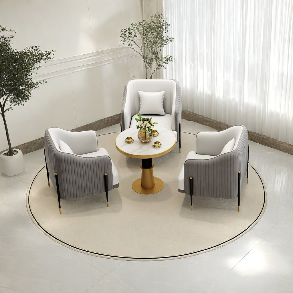 Everly Quinn Jhanvi 4 - Piece Faux Leather Living Room Set - Wayfair Canada