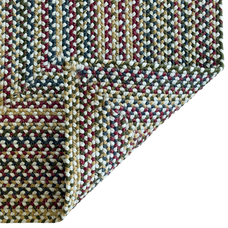 Tapis d'intérieur réversible tressé Maplewood, Multi ciel, Rectangulaire 2 pi x 3 pi