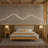 NTC Ruby Solid Wood Platform Bed with Natural Rattan Headboard and Silent Slats, Mid-Century Modern Style, 1000 Lb Capacity, No Box Spring Needed, Effortless Assembly, Queen - Dark Walnut-306799104-306799106