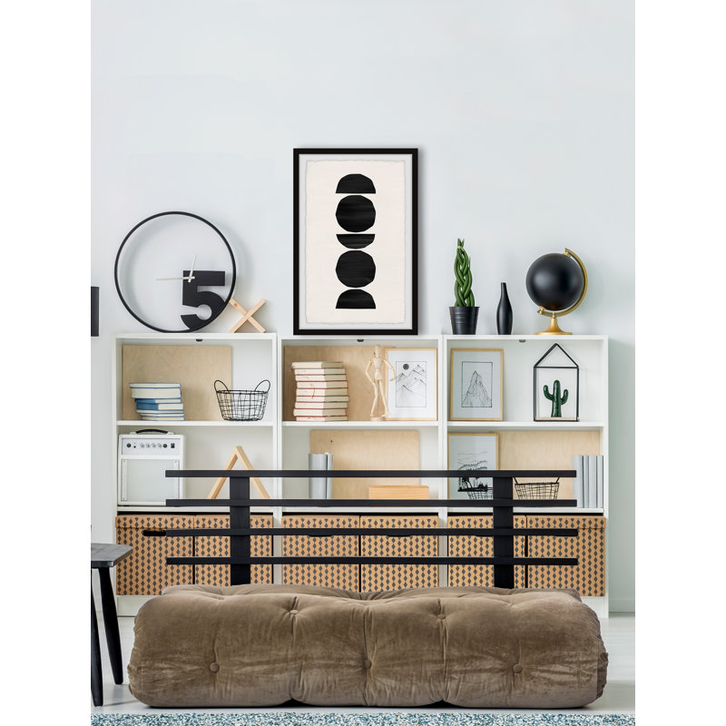 Soft Sphere - Single Picture Frame Painting, 61cm H x 41cm W x 3.81cm D