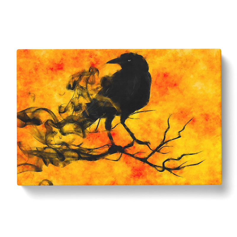 Raven Bird Vol.1 - Wrapped Canvas Print, 40cm H x 60cm W x 3cm D