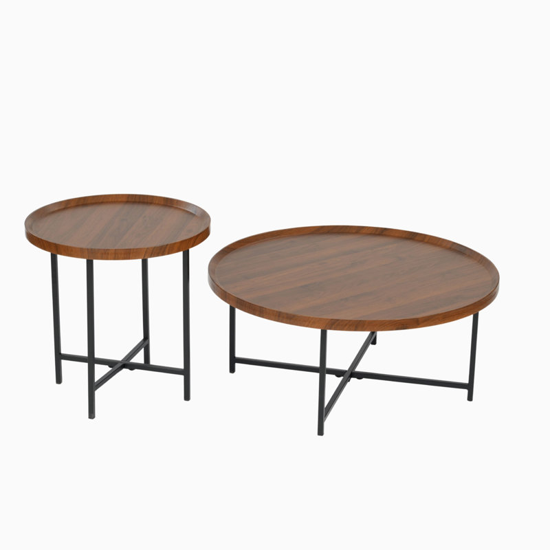 Aarah Cross Legs Coffee Table