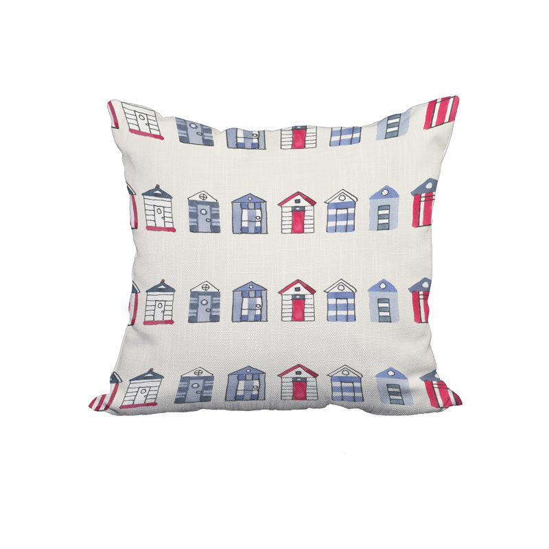 Multi Reversible Throw Pillow, 20" x 20", Ivory
