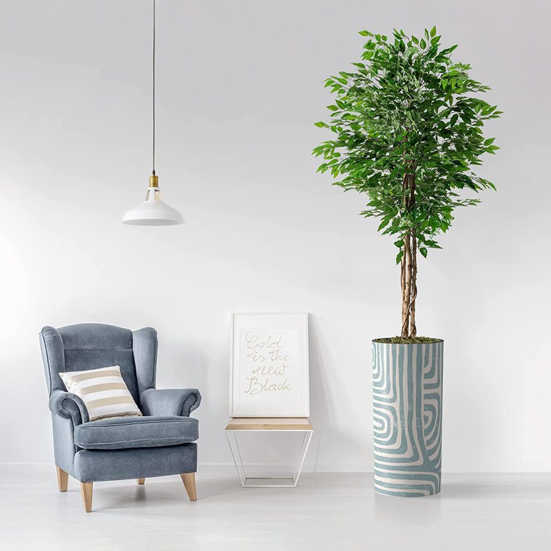 75'' Faux Ficus Tree in Pot