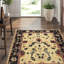 Wool Oriental Area Rug in Beige/Black-45411033