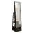 Full Length Mirror with Lockable Storage Cabinet, Interior Lighted Design and Storage Drawers