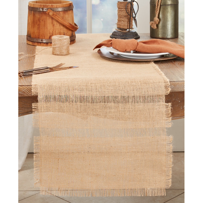 Natural Beauty Jute Table Runner