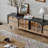 Retro design solid wood TV cabinet-104978706