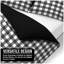 Luxury Gingham Microfibre Duvet Cover Set with Pillowcases Soft Breathable Easy Care Bedding All Sizes-121881313-121881323