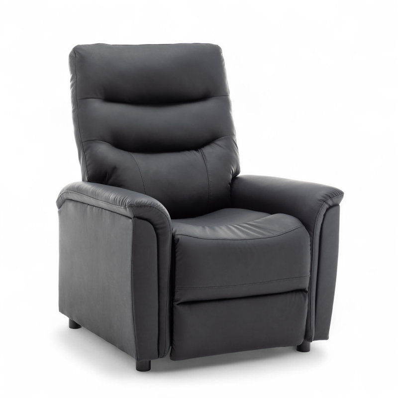 Manual Recliner Chair, Black