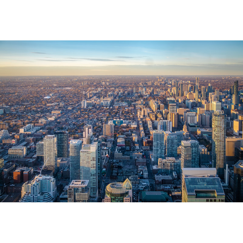 Vue de la ville de Toronto, H 12 po x l 18 po