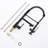 Commercial Kitchen Faucet Pull Down Sprayer Black ,Single Handle Kitchen Sink Faucet-119337228