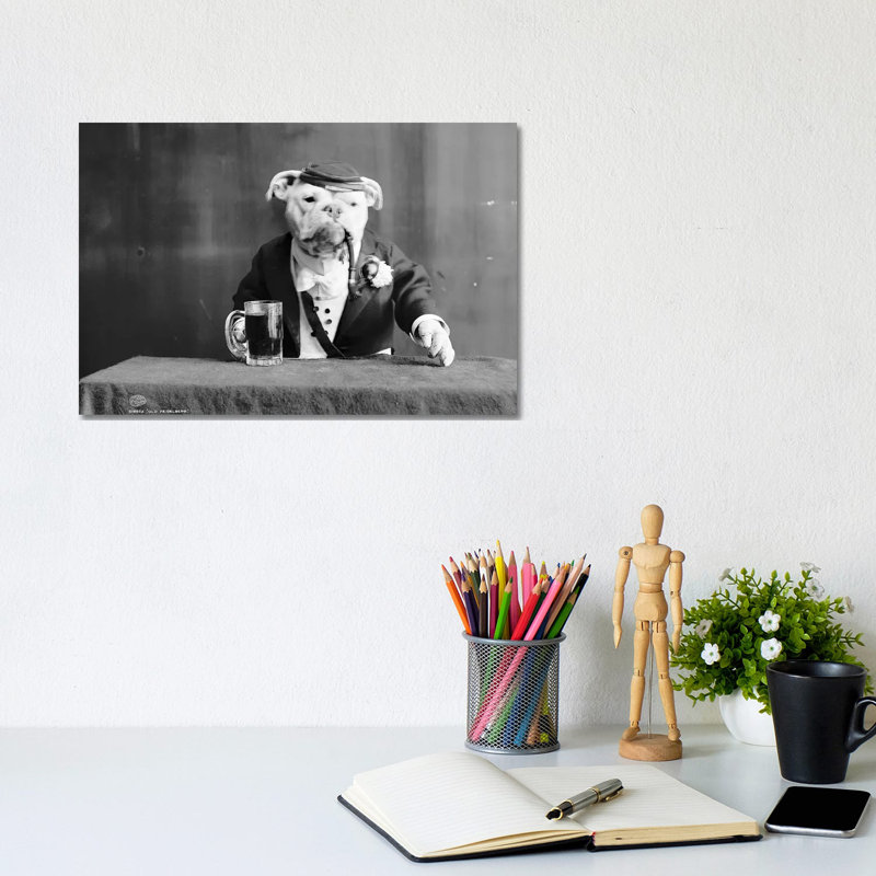 Bulldog, C1905 - Wrapped Canvas Print, 20.32 cm H x 30.48 cm W