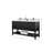Catalina 60'' Double Bathroom Vanity with Quartz Top
