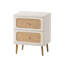 Table de chevet 2 tiroirs Okkra-615195601