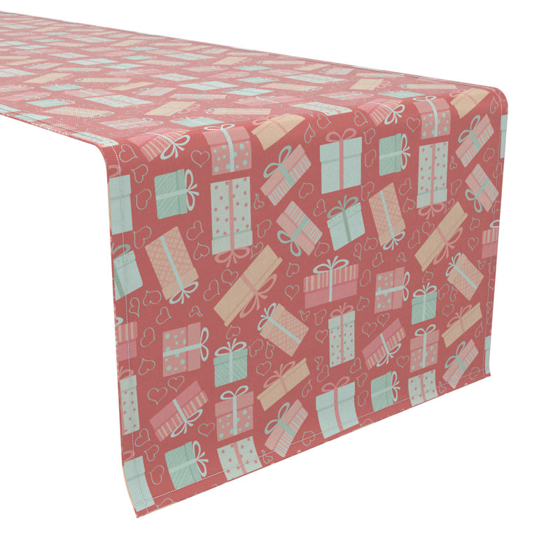 Rectangular Cotton Twill Table Runner, 108" x 16"