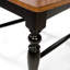 Chaise d'appoint 2 pièces avec pieds tournés