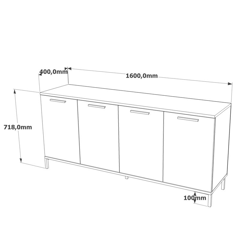 Roshaad 67'' Sideboard