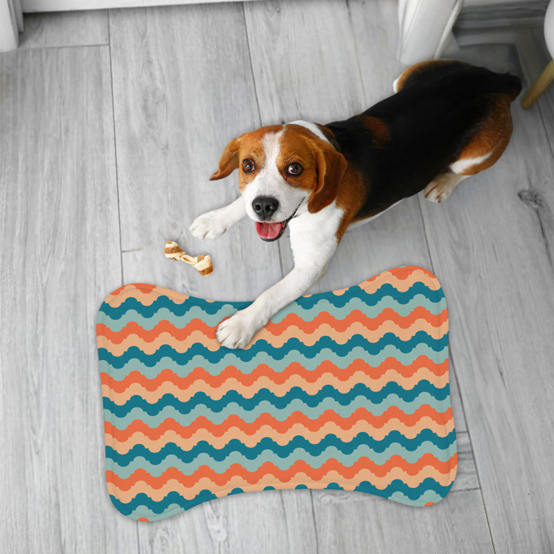Retro Influence - 1 Piece Bone Shape Feeding Mat