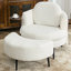 Fauteuil rembourré simple avec repose-pieds mobile-2106957798