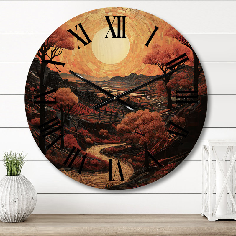 Horloge murale Canyon, Moyenne