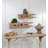 Cox Clothespin Design Solid Wood Floating Shelves (Set of 2)-1949425615