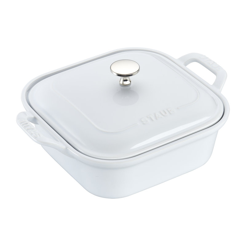 Staub Ceramics 4-piece Baking Dish Set, White
