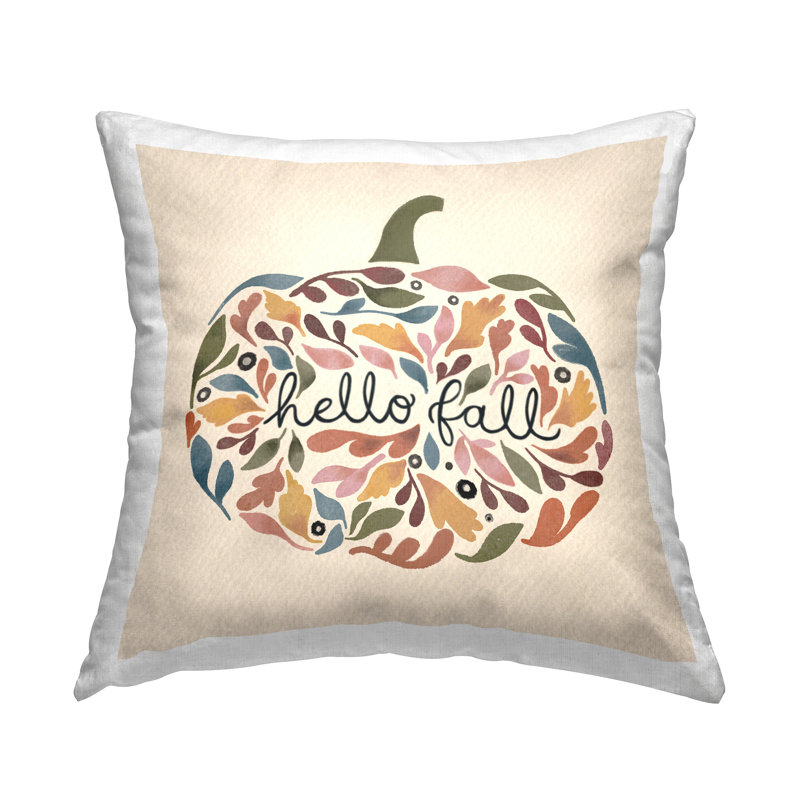 Floral Throw Pillow