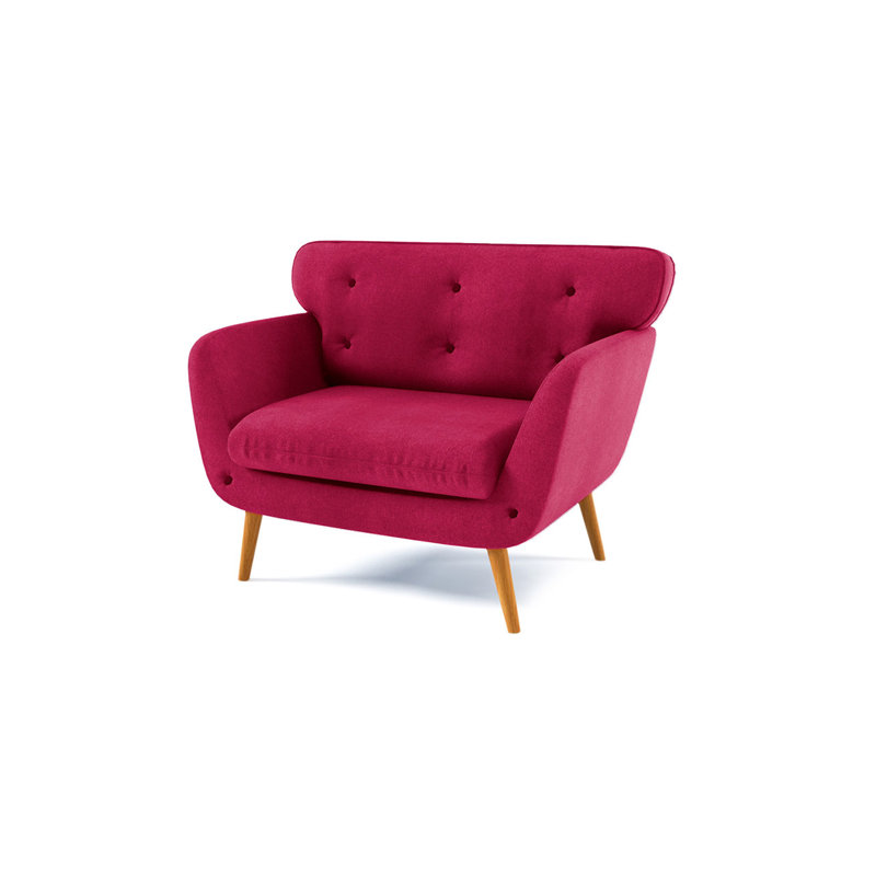 Destini Upholstered Armchair, Pink