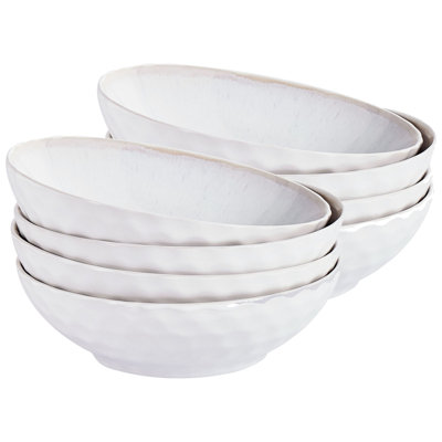 SESAME 650ml Handmade Stoneware Pasta Bowl