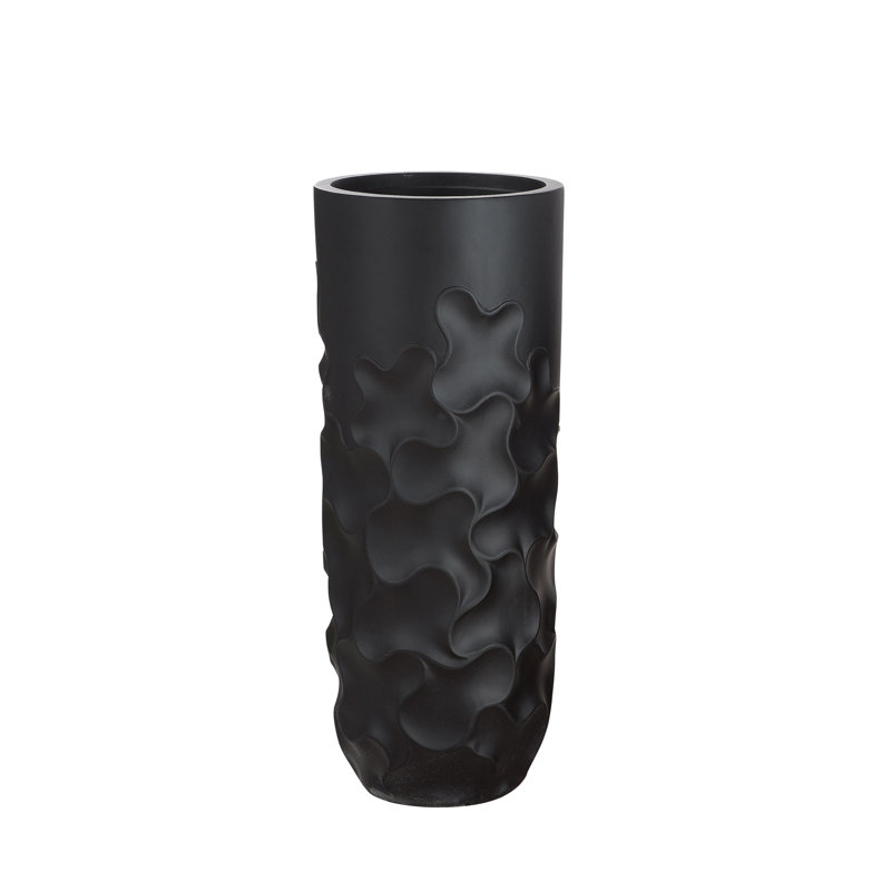 Scio Flower Pot, Black, 95cm H x 37cm W x 37cm D