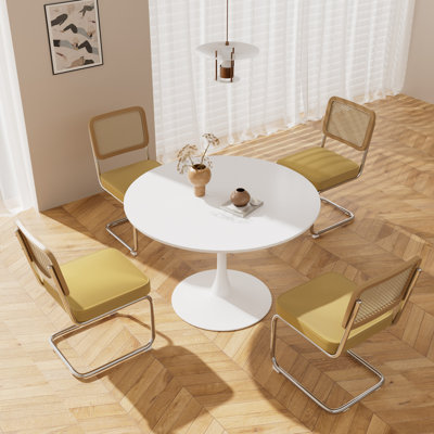 5 - Piece Pedestal Dining Table Set
