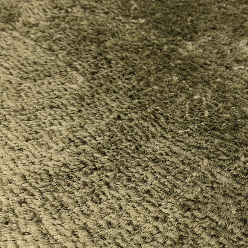 Plush Deep Pile Shaggy Sage Green Rug, Rectangle 200 x 300cm
