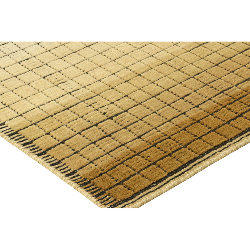 Modern Textural Wool Area Rug, Rectangle 10' x 14'