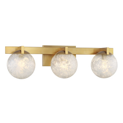 Darien Bathroom Vanity Light in Brass