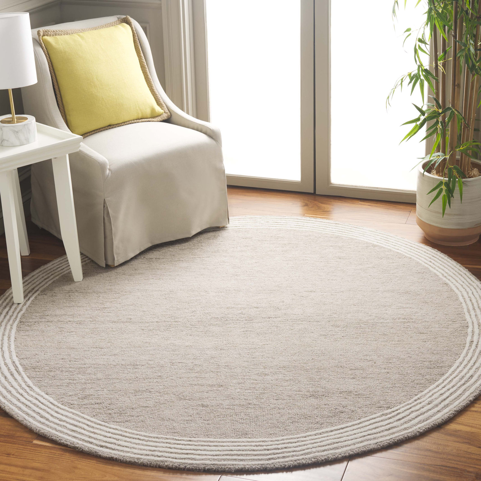 Baytown Hand-Woven Rug, Round 6'