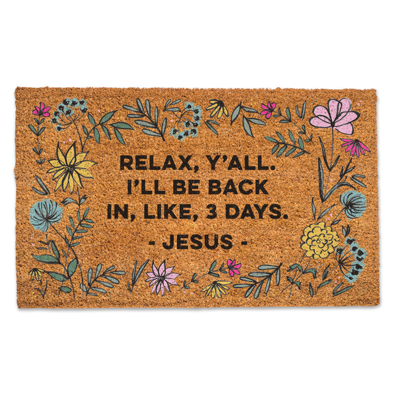 Tapis de porte Relax Jesus