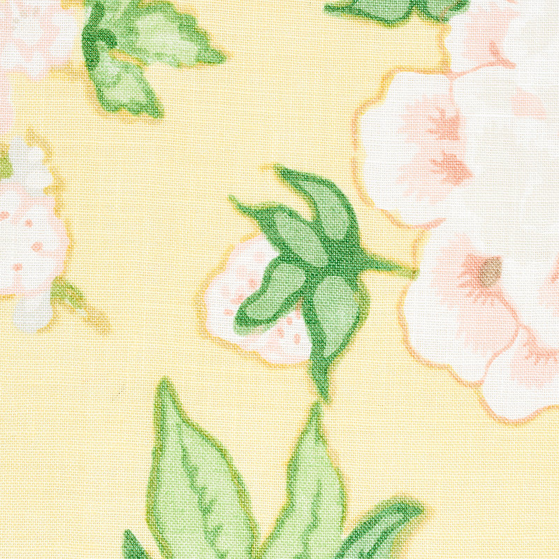 Bermuda Blossoms Fabric, Yellow