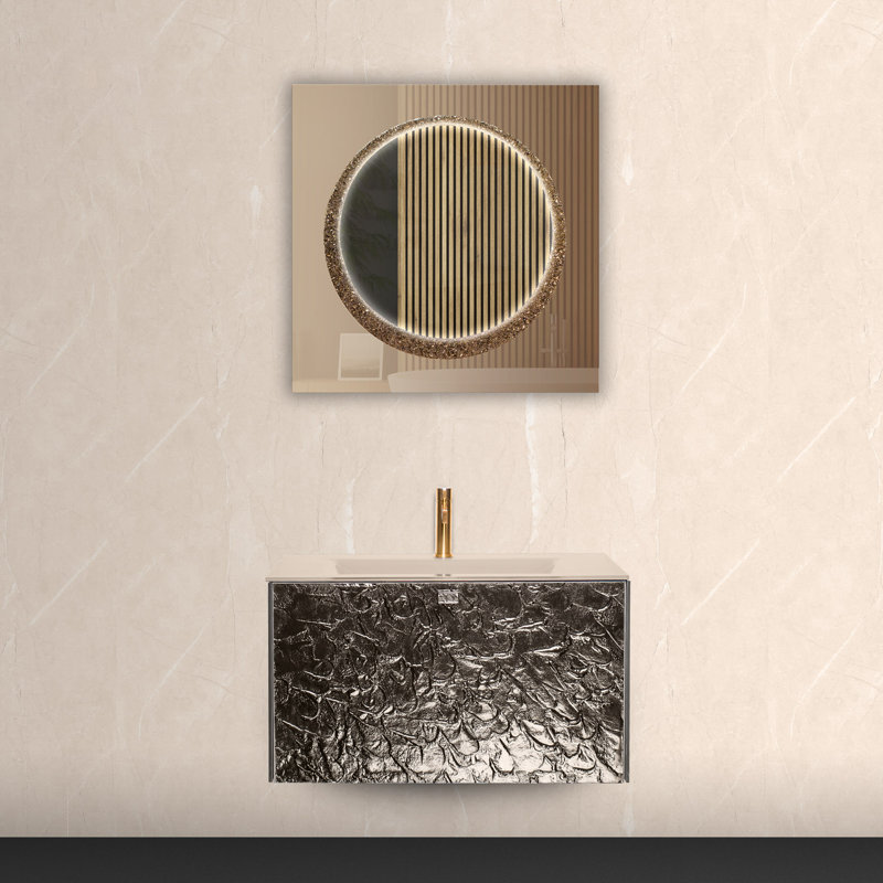 Felvy 32'' W Single Vanity, Gold, Bronze