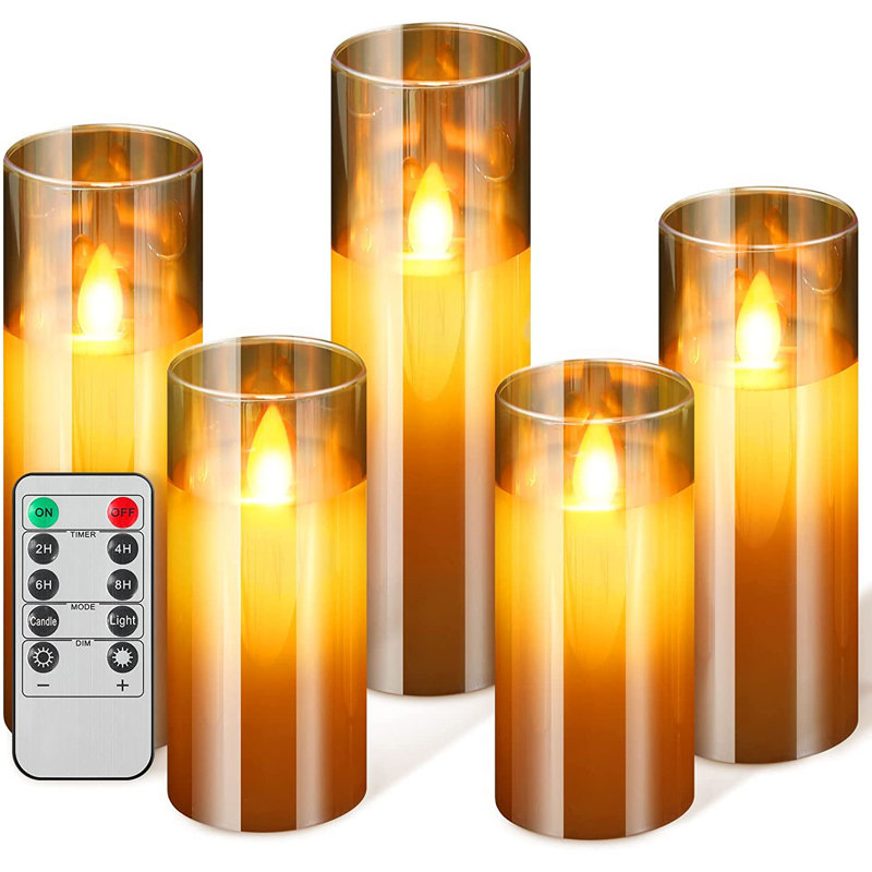 Unscented Flameless Pillar Candle