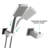 Complete Shower System with Rough in-Valve-86365016