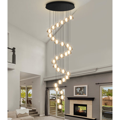 14 - Light Dome Crystal Chandelier