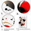 Symphonie abstraite rouge et noire IV-160358588-160358591