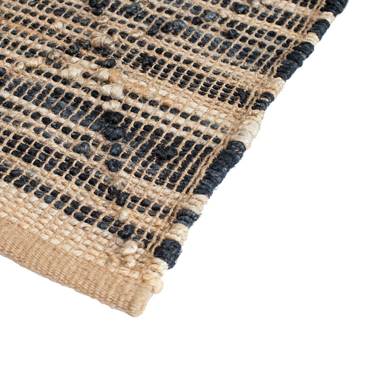 Tapis brun en jute / sisal à tissage plat Cliburn, Rectangle 8 pi x 10 pi