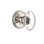 Faux bouton de porte simple en cristal Grandeur Georgetown Rosette