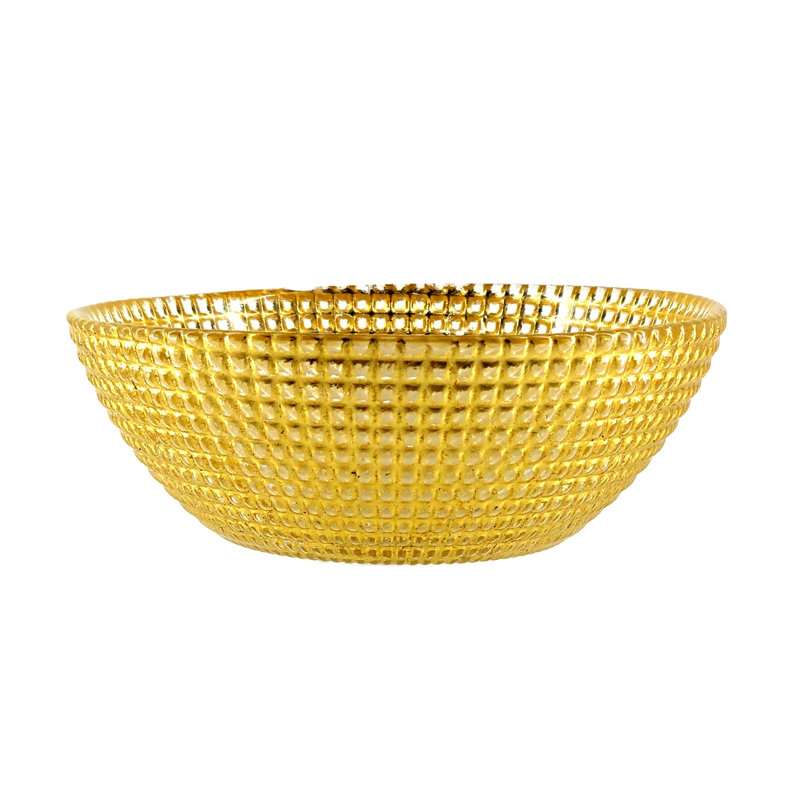 Pyle Gilded Glass Side Bowl, Gold