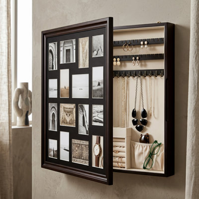 Adrien 23.25'' Wide Wall Jewelry Armoire