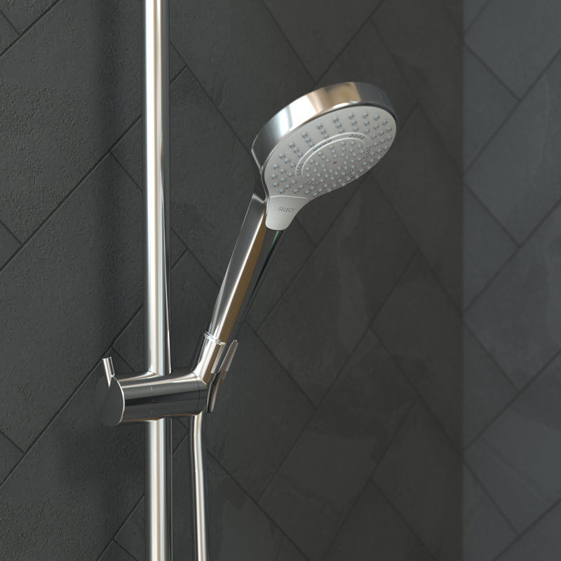 Pomme de douche à main Croma, Blanc / Chrome